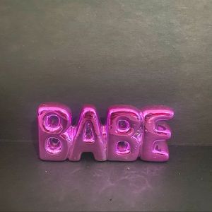 “BABE” DECORATION